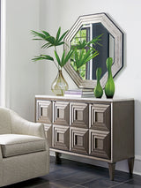 Ariana - Latour Octagonal Mirror - Gray