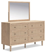 Cielden - Dresser And Mirror - Two-Tone
