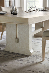 Cascade - Rectangle Dining Table With 1-22" Leaf - Gray