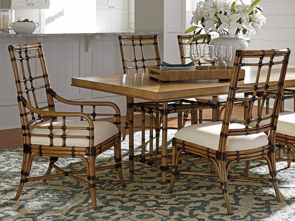 Twin Palms - Seaview Arm Chair - Light Brown