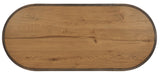 Cashiers - Oval Cocktail Table - Almond