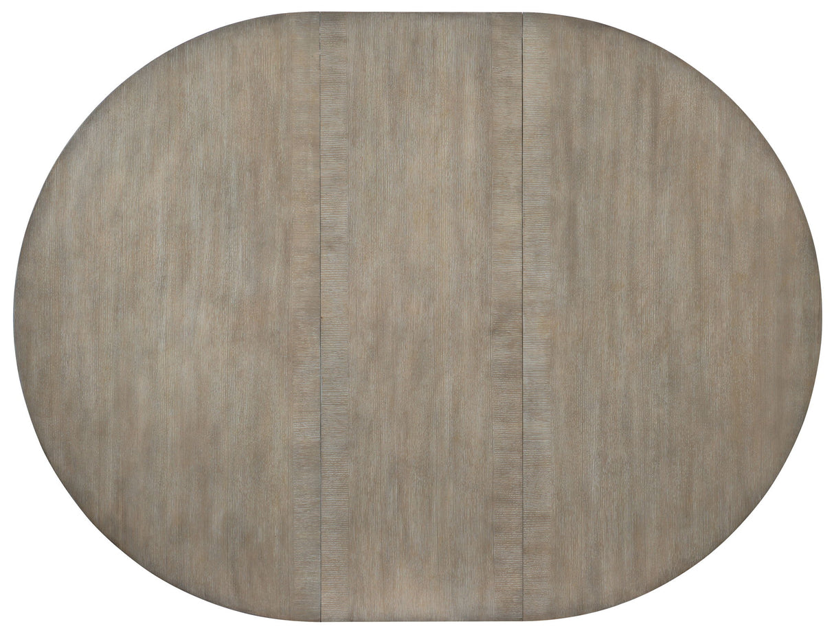 Affinity - 48" Round Pedestal Dining Table With 1-18" Leaf