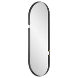 Mirror Gold Accents - Matte Black