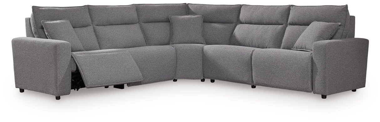 ModMax II - Salt And Pepper - Reclining Sectional