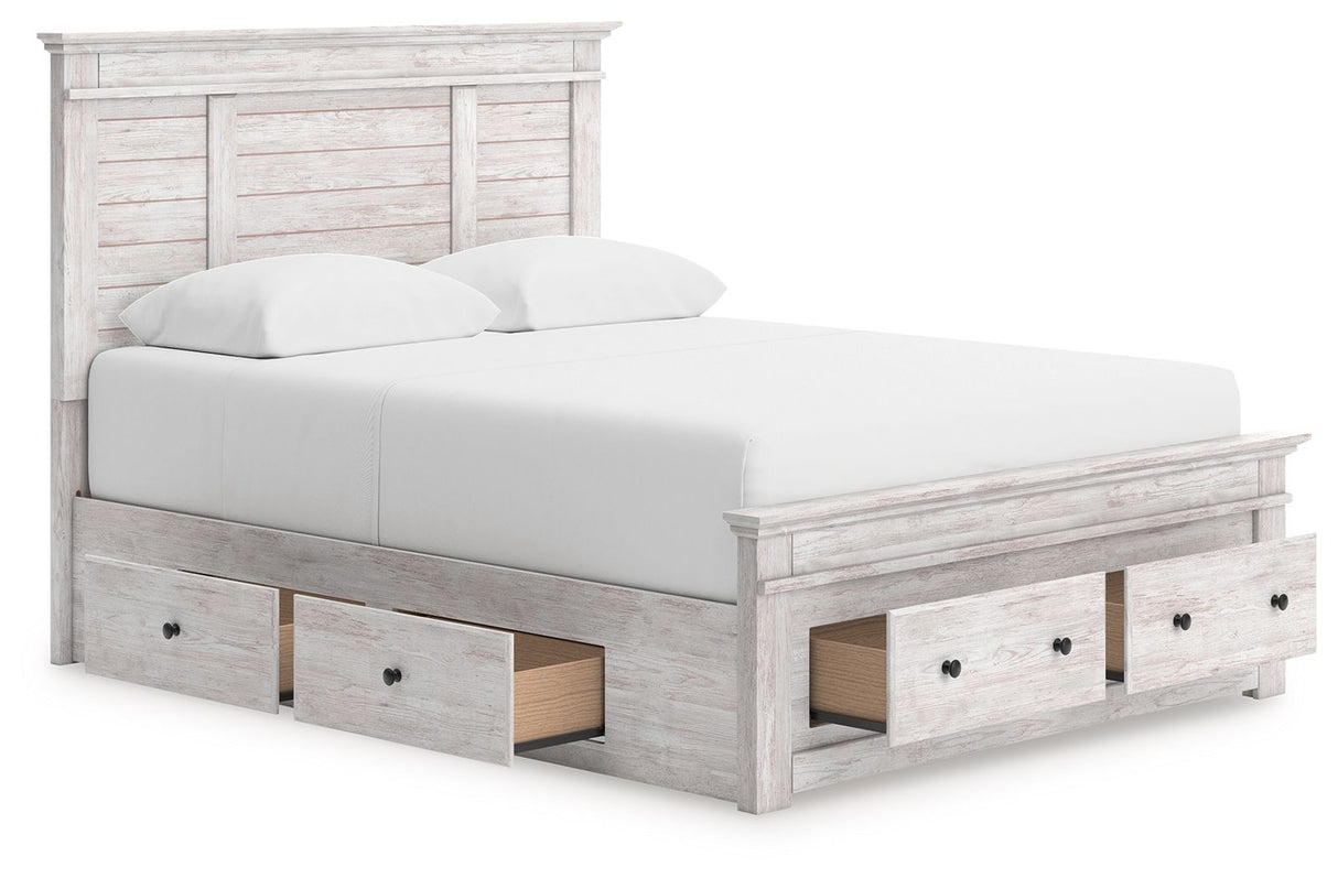 Makidern - Panel Storage Bed