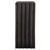 In The Groove - Aluminum Accent Table - Black