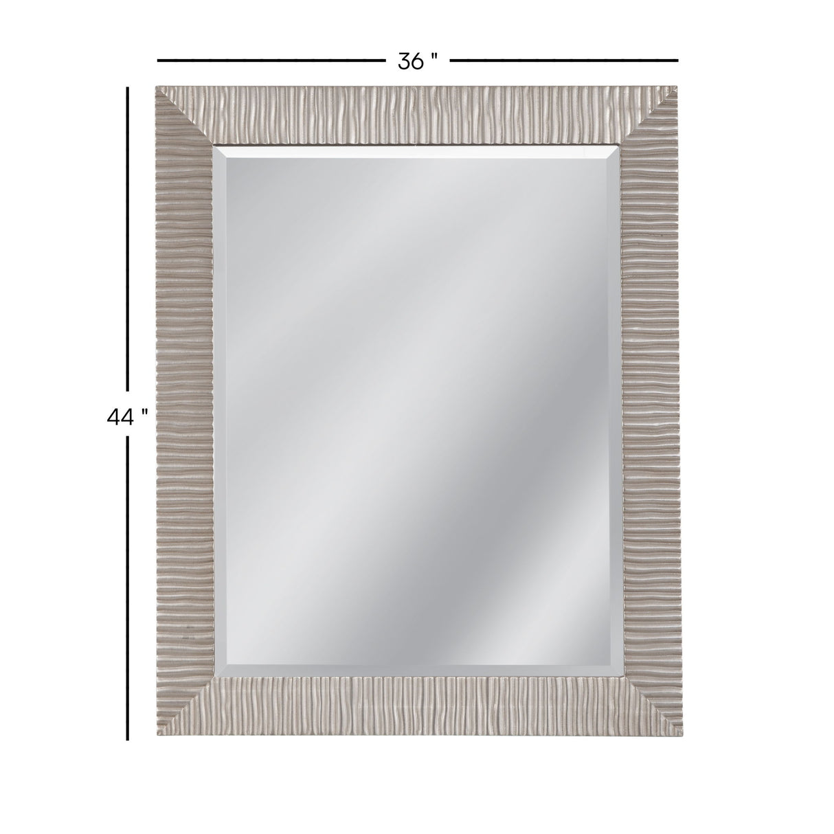 Saydona - Wall Mirror - Pearl Silver
