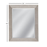 Saydona - Wall Mirror - Pearl Silver