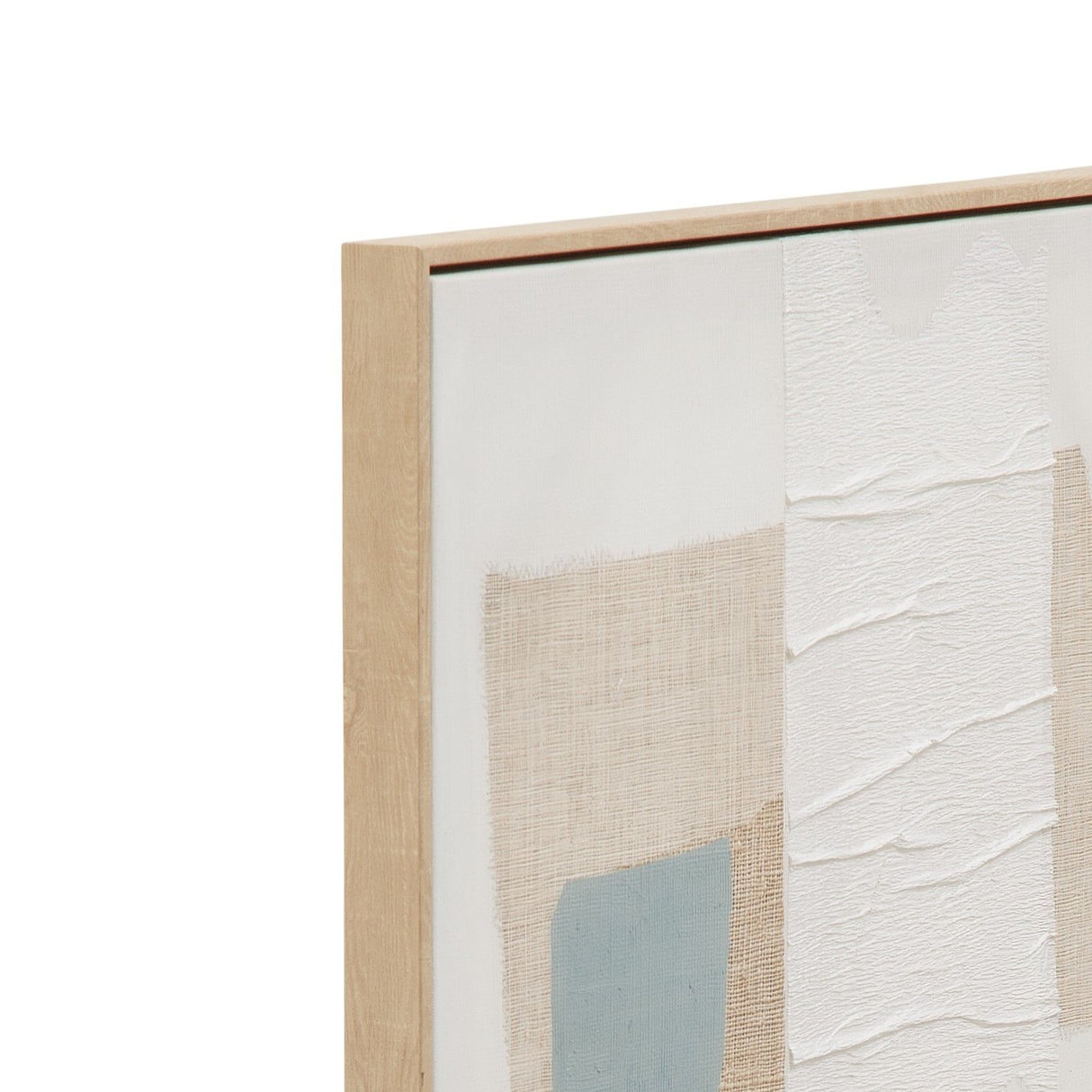 Framed Canvas Soft Geometry - Natural