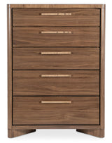 Eleana - Five Drawer Chest - Medium Wood