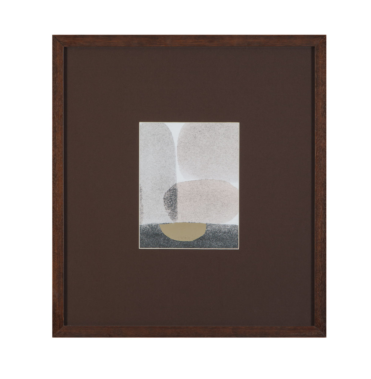 Stone Secrets I Framed Print - Brown