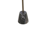 Gianna - Accent Table - Antique Brass / Green Marble