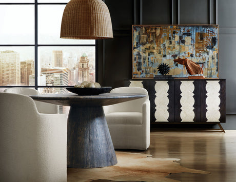 Commerce And Market - Madison Round Dining Table - Black