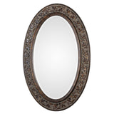 Mirror With Antique Gold Undertones - Bronze