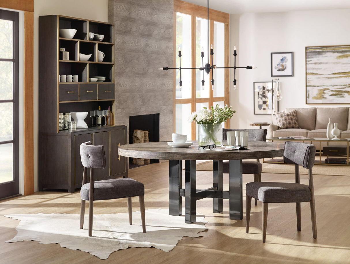 Curata - Upholstered Chair - Dark Gray