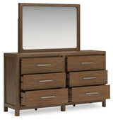 Cabalynn - Dresser And Mirror - Light Brown