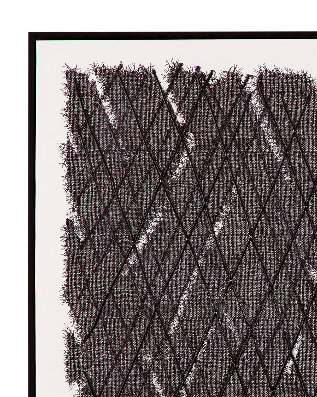 Ganesha Canvas Art - Black