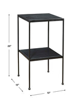 Sherwood - Square Marble Accent Table