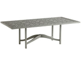 Silver Sands - Rectangular Dining Table - Pearl Silver