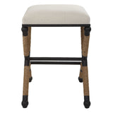 Firth - Rustic Counter Stool - Oatmeal