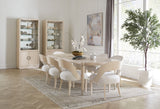 Nouveau Chic - Rectangle Dining Table With 1-22" Leaf - Light Brown