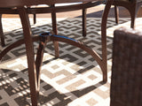 Abaco - Round Dining Table - Dark Brown