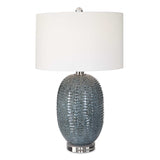 Caralina - Geometric Table Lamp - Gray
