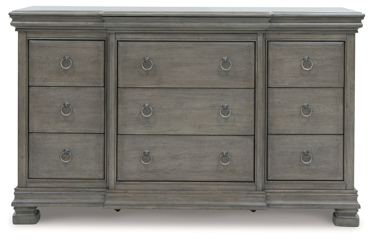 Lexorne - Dresser - Gray