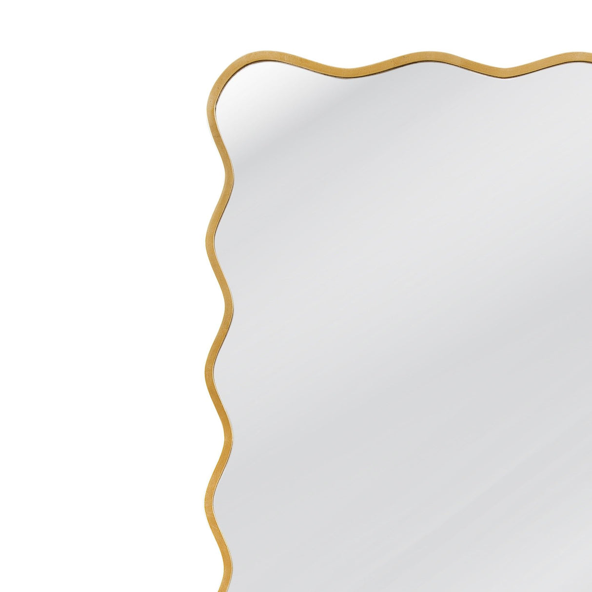 Freya - Floor Mirror - Antique Gold Leaf