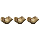 Tamarine - Wood Wall Art, Set Of 3 - Light Brown