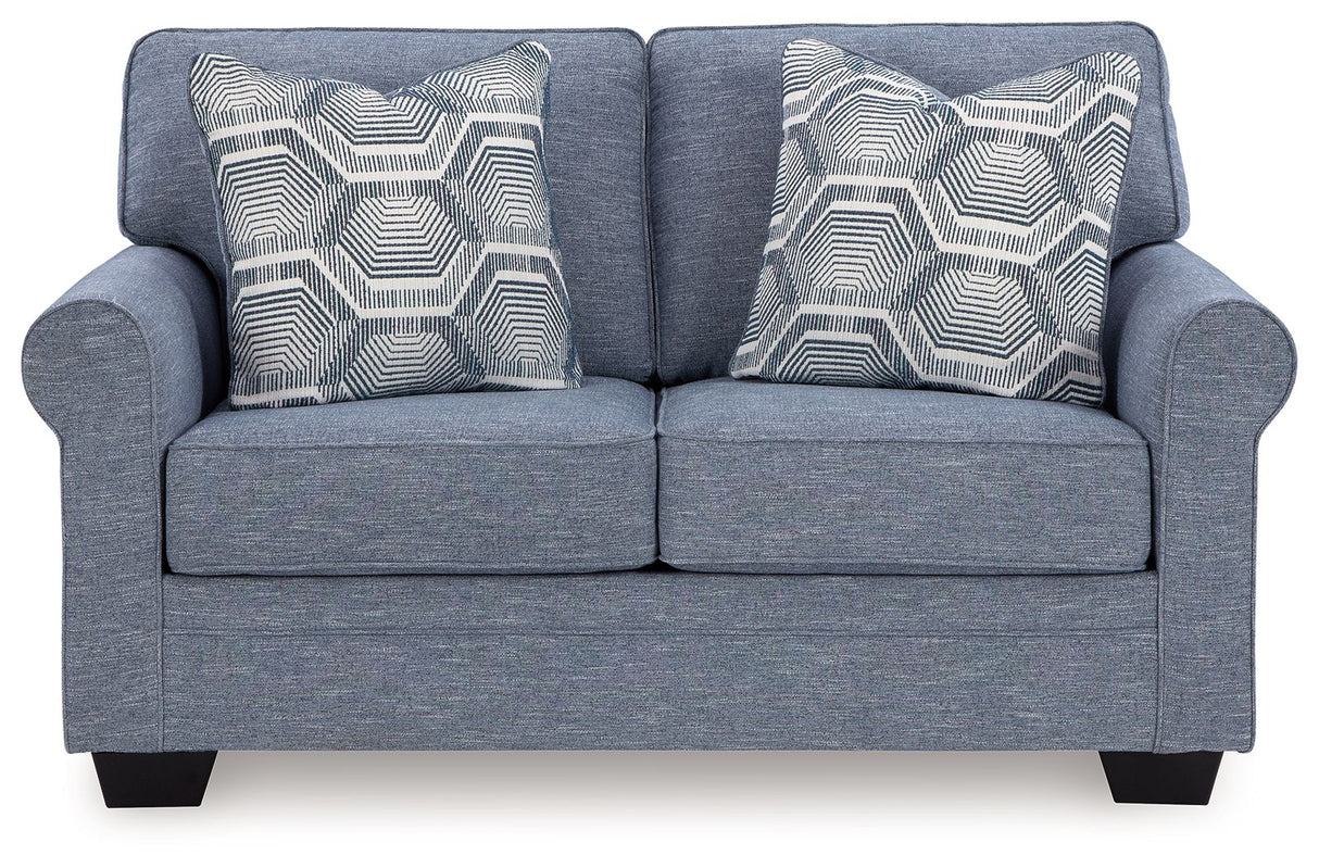 Carissa Manor - Loveseat - Denim