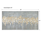 Parade - Modern Art - Gray, Dark
