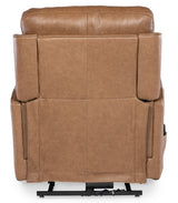 Thyme - Power Recliner With Power Headrest, Lumbar, and Lift - Light Brown