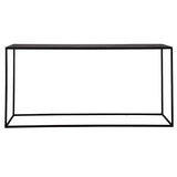 Coreene - Large Industrial Console Table - Black