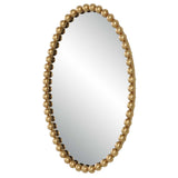Serna - Gold Oval Mirror