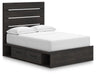 Hollivern - Panel Storage Bed