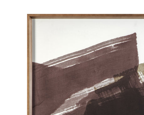 Eclectic-Fuse Framed Print - Brown