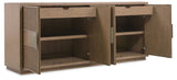 Sonnet - Dining Credenza - Dark Gray