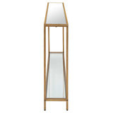 Console Table - Warm Gold