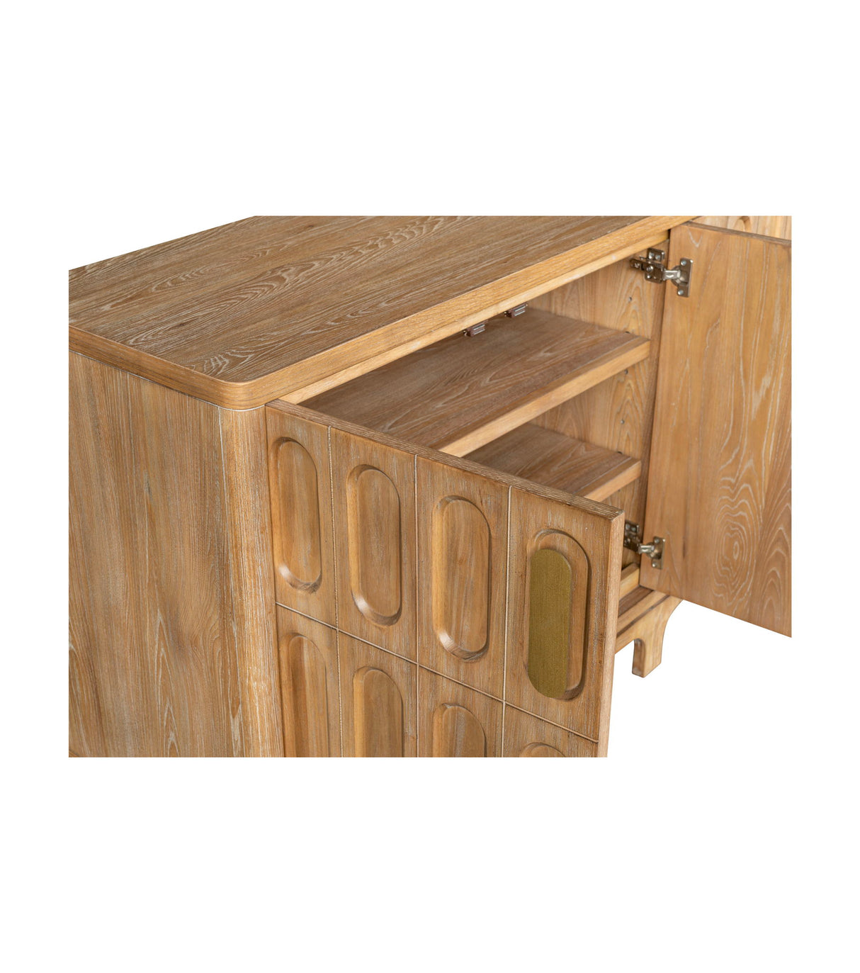 Ryder - Server - Chestnut Elm / Antique Brass