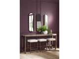 Montclair - Brindle Console With 3 Stools - Light Brown / Beige