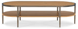 Cashiers - Oval Cocktail Table - Almond