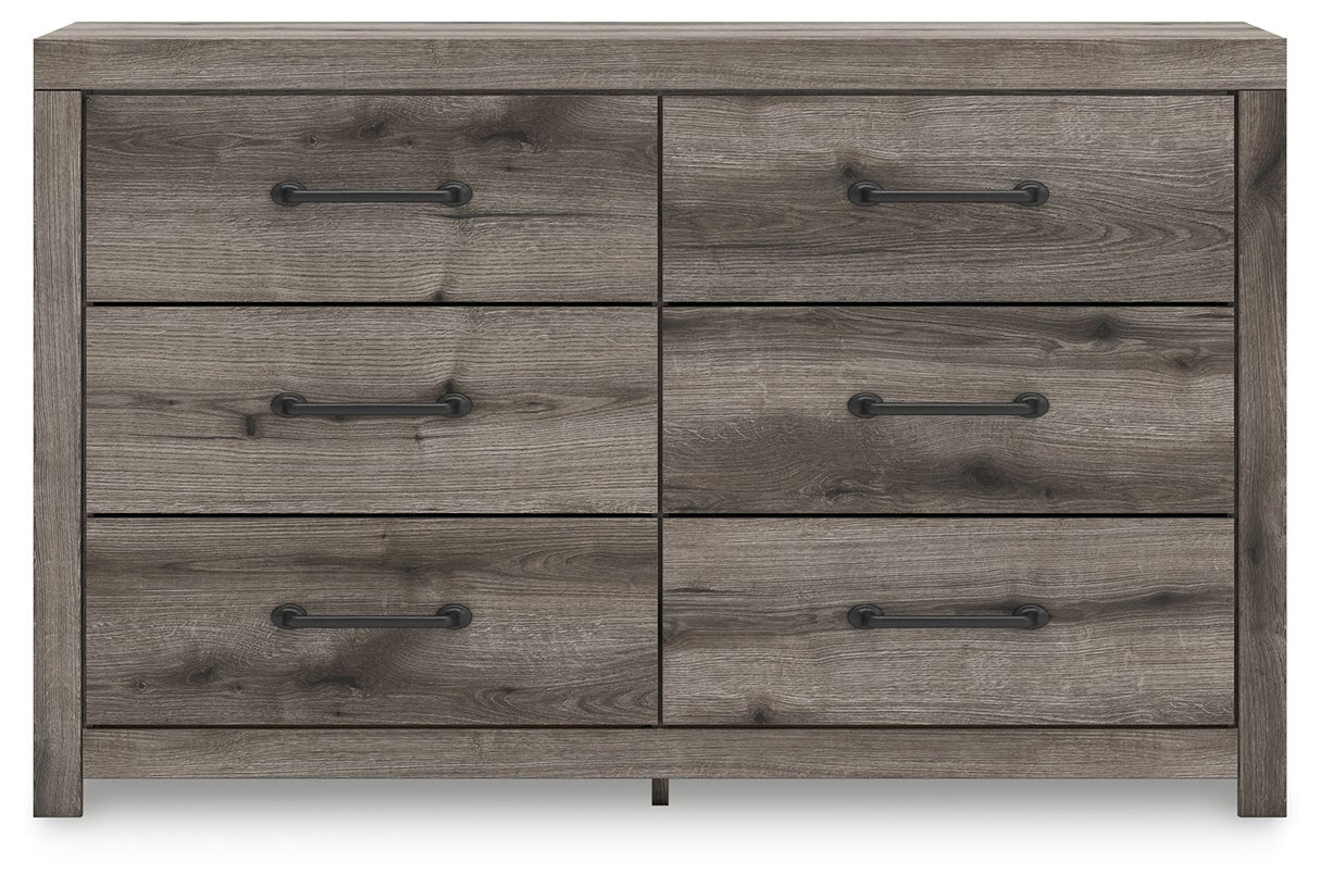 Graystorm - Six Drawer Dresser - Brown Gray