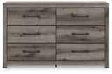 Graystorm - Six Drawer Dresser - Brown Gray