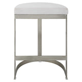Ivanna - Backless Counter Stool - Silver