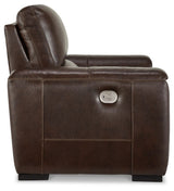 Alessandro - PWR Recliner/Adj Headrest - Walnut