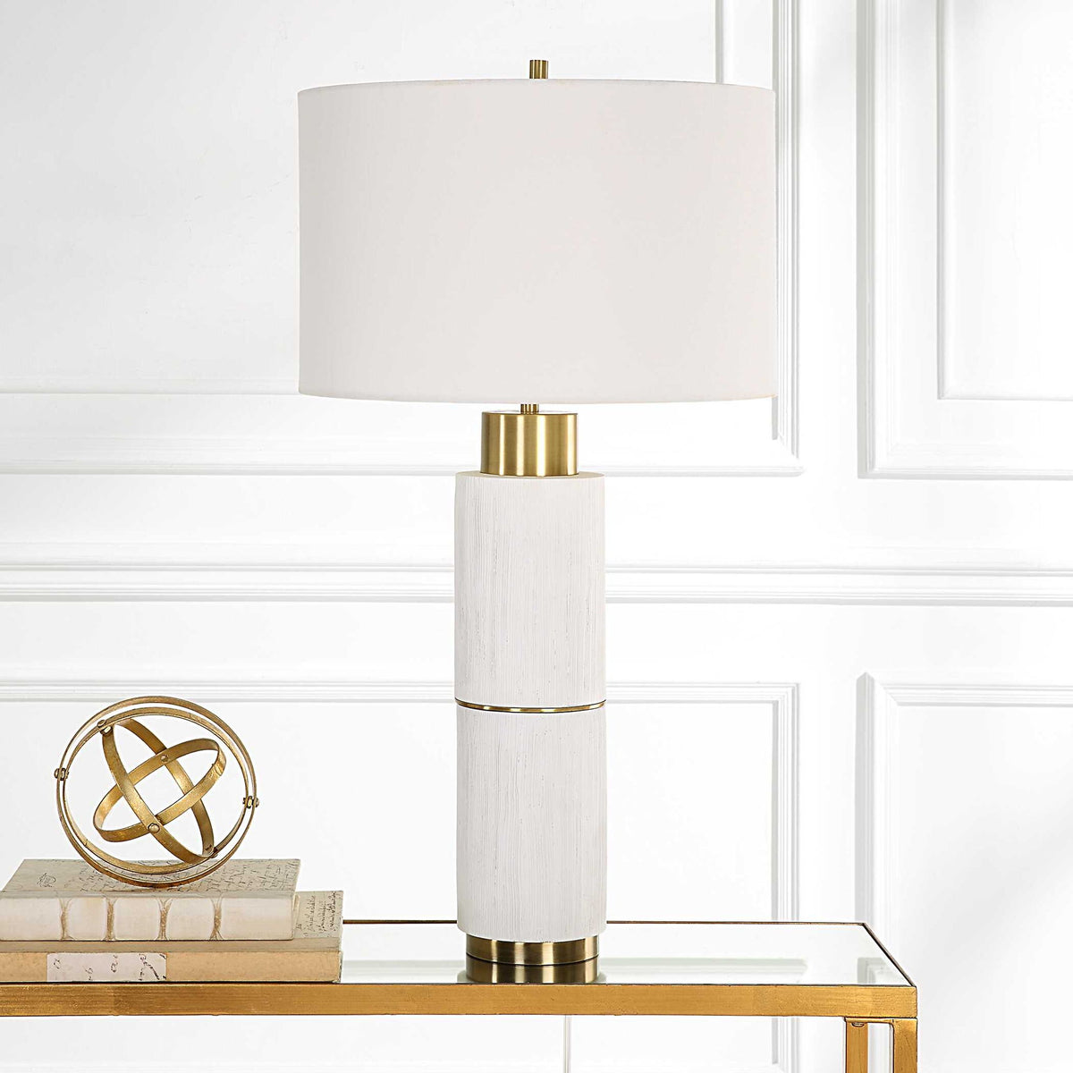 Ruse Table Ruse - Whitewashed Table Lamp – Domestic Possessions