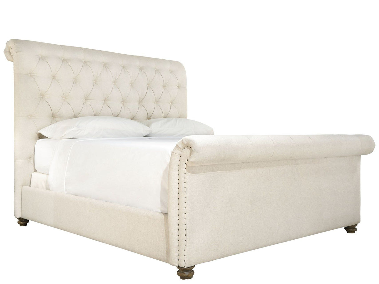 Curated - The Boho Chic King Bed - White