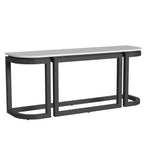 Malibu - Console Table - Black / White