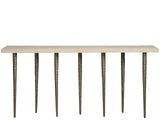 Avaline - Lowry Console - Bronze / Gray